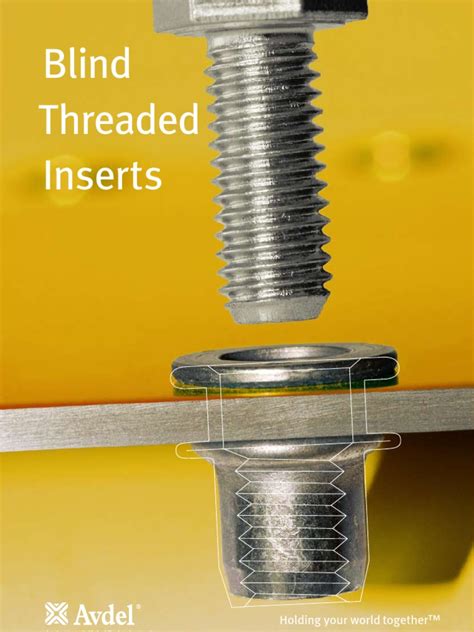 sheet metal threaded insert|screw inserts for thin metal.